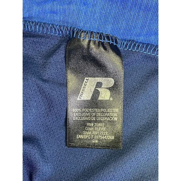 Russell Training Fit Dri-Power 360 Blue Athletic Shirt Men's Size Large - Picture 6 of 11